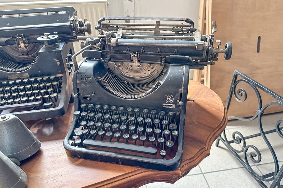 Alte Schreibmaschine Olympia